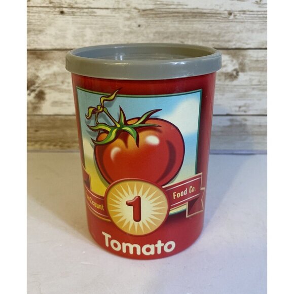 Play Food Vintage Learning Resources Pop Top 1 Tomato W/ Can Fisher Price - Picture 9 of 9